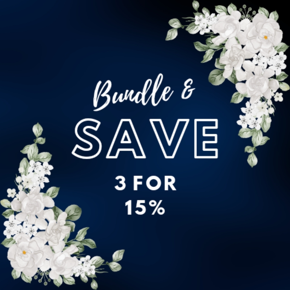 Bundle 3 for 15% off